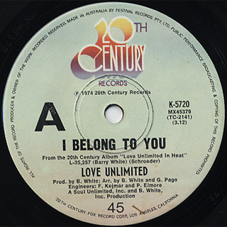 Love Unlimited / I Belong To You c/w And Only You