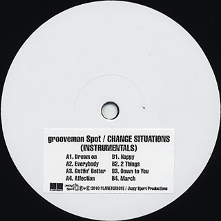 grooveman Spot CHANGE SITUATIONS LPレコード Grooveman Spot / Change Situations(Instrumentals) (LP