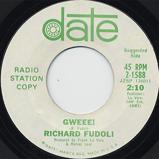 Richard Fudoli / Gweee! c/w Bossa Nova Jumpin' Bean (7inch