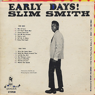 Slim Smith / Early Days! (LP), Clock Tower | 中古レコード