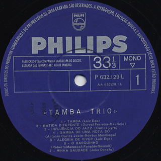 Tamba Trio / S.T. label