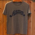 Alston Logo T-Shirts Gray x Navy S