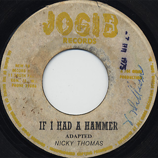 Nicky Thomas / If I Had A Hammer c/w Rhythm Version front