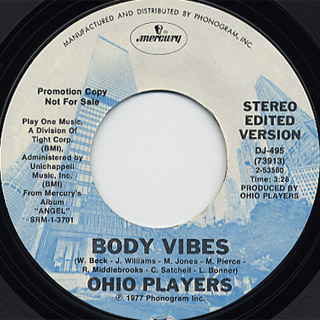 Ohio Players / Body Vibes front