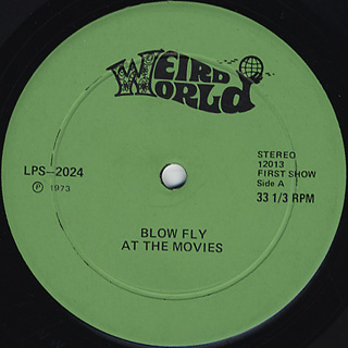 Blow Fly / At The Movies label