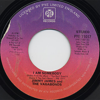 Jimmy James and The Vagabonds / I Am Somebody c/w Chains Of Love