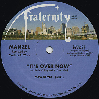 Manzel / It's Over Now (MAW Remix)