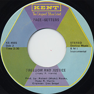 Pace-Setters / Push On Jessie Jackson c/w Freedom And Justice back