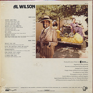 Al Wilson / Show And Tell back Al Wilson / Show And Tell back