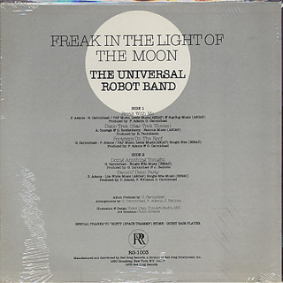 Universal Robot Band / Freak In The Light Of The Moon back