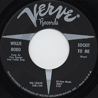 Willie Bobo / Sock It To Me c/w Sunshine Superman front