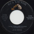 Elvis Presley / A Fool Such As I c/w I Need Your Love Tonight