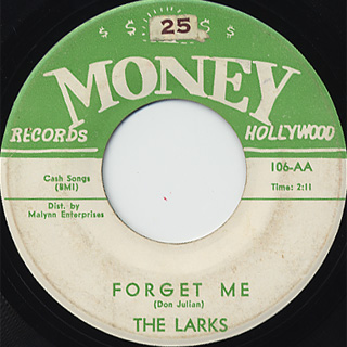 Larks / The Jerk c/w Forget Me back