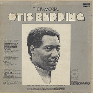Otis Redding / The Immortal back