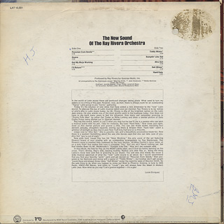 Ray Rivera Orchestra / The Now Sound Of The Ray Rivera Orchestra back