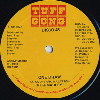 rita marley one draw lyrics rita marley one draw lyrics