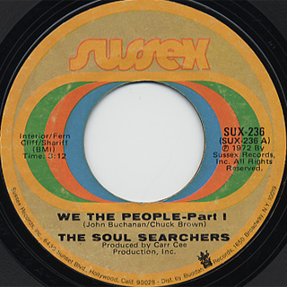 Soul Searchers / We The People(Part 1) c/w (Part 2) front