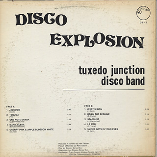 Tuxedo Junction Disco Band / Disco Explosion back