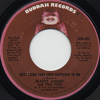 Gladys Knight And The Pips / Best Thing That Ever Happened To Me front