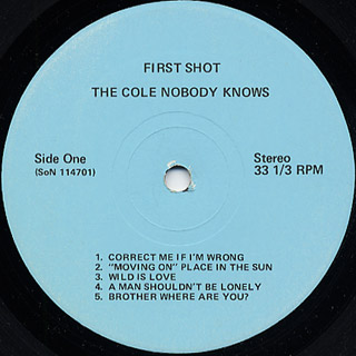 Freddy Cole / The Cole Nobody Knows label