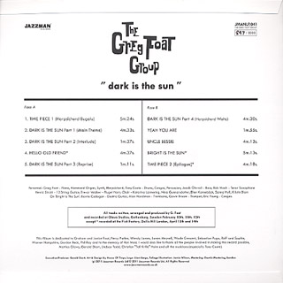 洋楽 GREG FOAT GROUP / DARK IS THE SUN (LP) The Greg Foat Group – Dark Is The Sun – Vinyl (LP, Album + 2