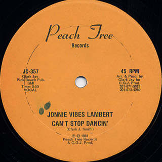 Johnnie Vibes Lambert / Can't Stop Dancin'