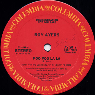 Roy Ayers / Poo Poo La La (12inch), Columbia | 中古レコード