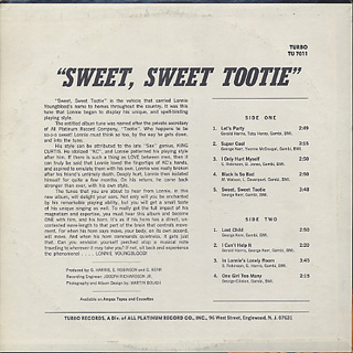 Lonnie Youngblood Sweet Sweet Tootie - In My Lonely Room Lonnie Youngblood Sweet Sweet Tootie - In My Lonely Room
