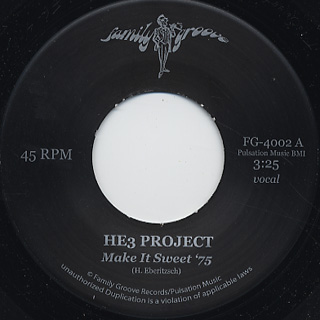 HE3 Project / Make It Sweet '75 front