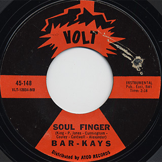 Bar-kays / Soul Finger c/w Knucklehead front