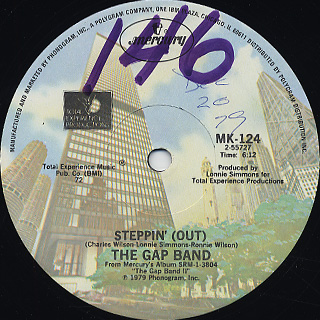 Gap Band / Steppin'(Out) back
