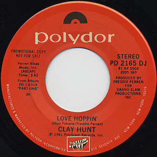 Clay Hunt / Love Hoppin' front