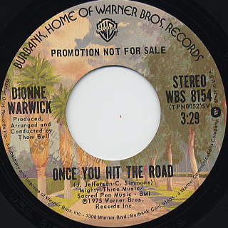 Dionne Warwick / Once You Hit The Road front