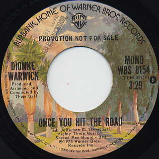 Dionne Warwick / Once You Hit The Road back