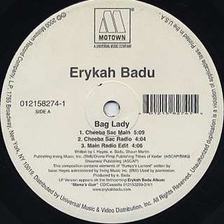 Erykah Badu / Bag Lady front