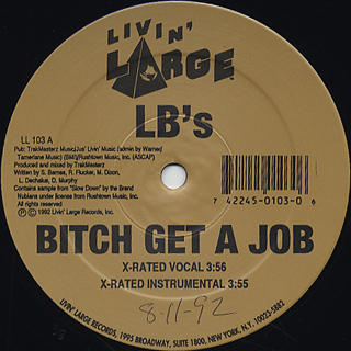 LB's / Bitch Get A Job front