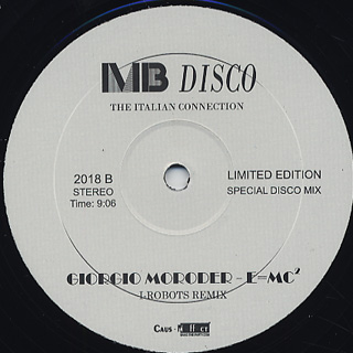 Giorgio Moroder / E=MC2 Remixes back Giorgio Moroder / E=MC2 Remixes back