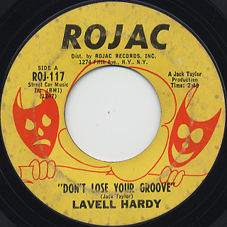 Lavell Hardy / Don't Lose Your Groove' front