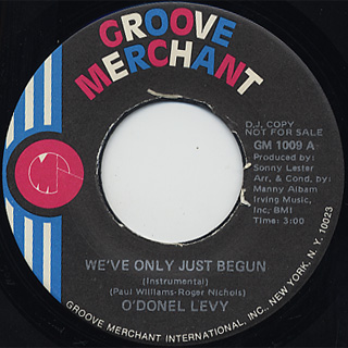 O'Donel Levy / We've Only Just Begun front