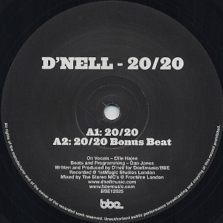 D'nell / 20/20 back