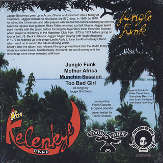 Afro Kelenkye Band / Jungle Funk back Afro Kelenkye Band / Jungle Funk back
