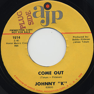 Johnny K / Come Out