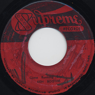 Ken Boothe / Come Running Back front