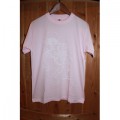 Andres Limited T-Shirts / Big Print (Pink x White) [M]