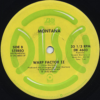 Montana / A Dance Fantasy c/w Warp Factor II