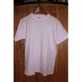 Andres Limited T-Shirts / One Point Print (Pink x White) [M]