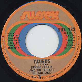 Dennis Coffey and The Detroit Guitar Band / Taurus