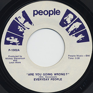 Everyday People / Are You Going Wrong? c/w You Can See The World front