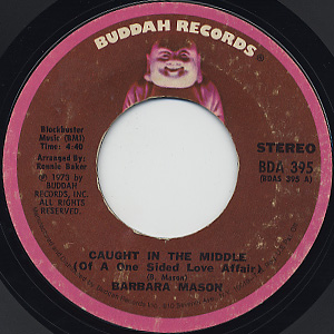 Barbara Mason / Caught In The Middle c/w Give Me Up front