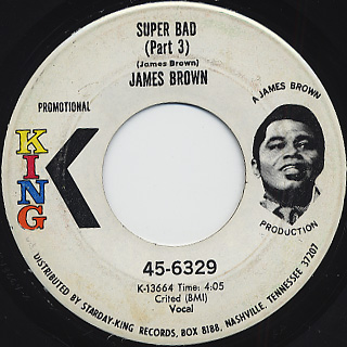 James Brown / Super Bad back